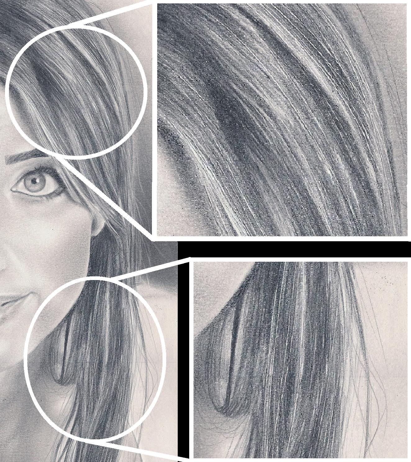 Como desenhar cabelo de um jeito fácil no modo realista passo a passo!